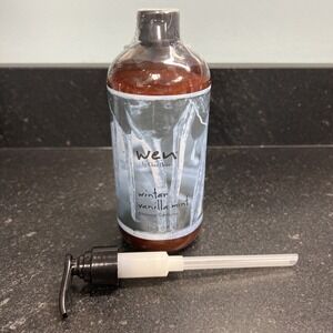WEN Chaz Dean‎ Winter Vanilla Mint Cleansing Conditioner 16 oz & Pump New Sealed